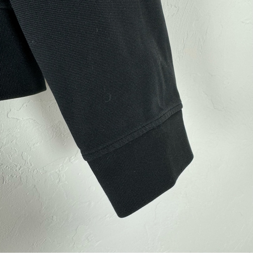 Lululemon Sojourn Track Jacket Coat Solid‎ Black Workout Athletic Full Zip Down - Picture 4 of 11